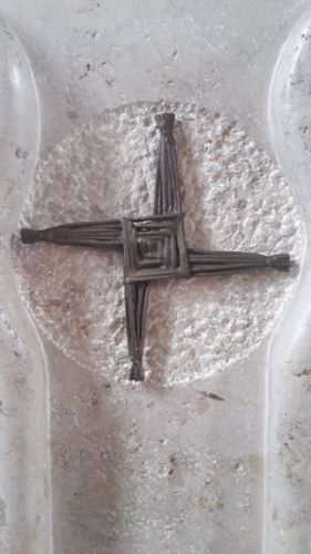 Brigitta-Kreuz in Bronze